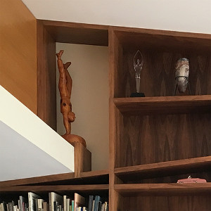 Walnut bookshelf